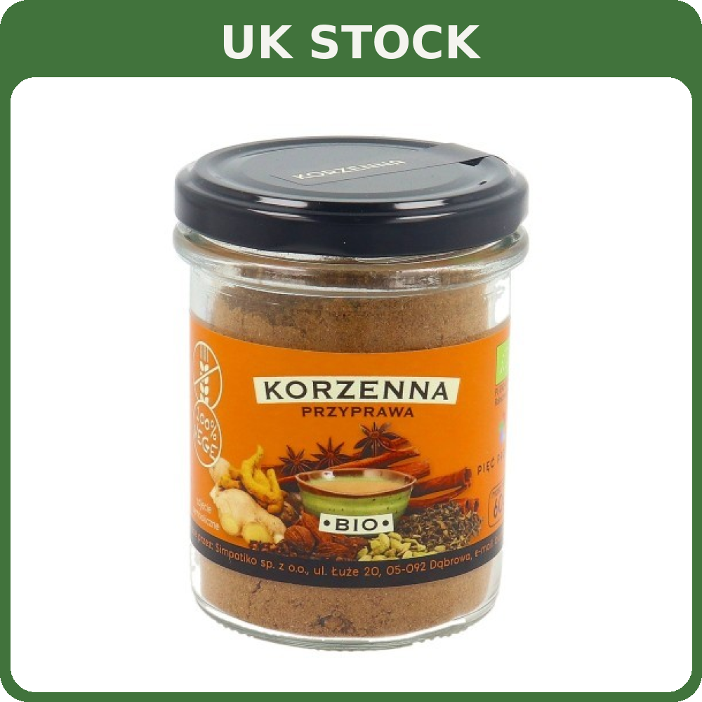 Organic Spice Seasoning 60g Pięć Przemian