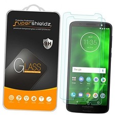  2 Pack Designed for Motorola Moto G6 Tempered Glass Screen Protector, Anti