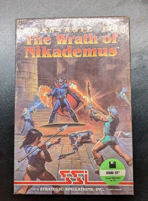 Phantasie III: The Wrath of Nikademus (Atari ST) COMPLETE IN BOX SSI
