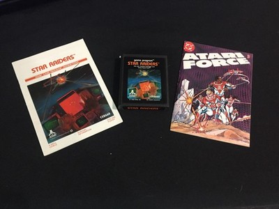 Atari 2600 Star Raiders CX2660 w/ Manual Atari Force Comic Tested Working