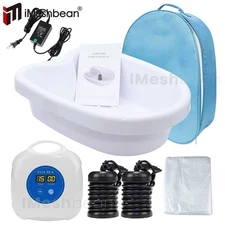 Ionic Foot Bath Detox Machine Ion Metal Spa Cleanse System w/Tub 140 Liners Arra