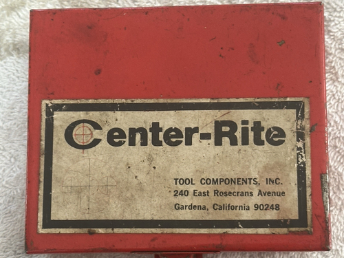 CENTER-RITE Machinist Precision Layout Tools, Seldom Used | eBay