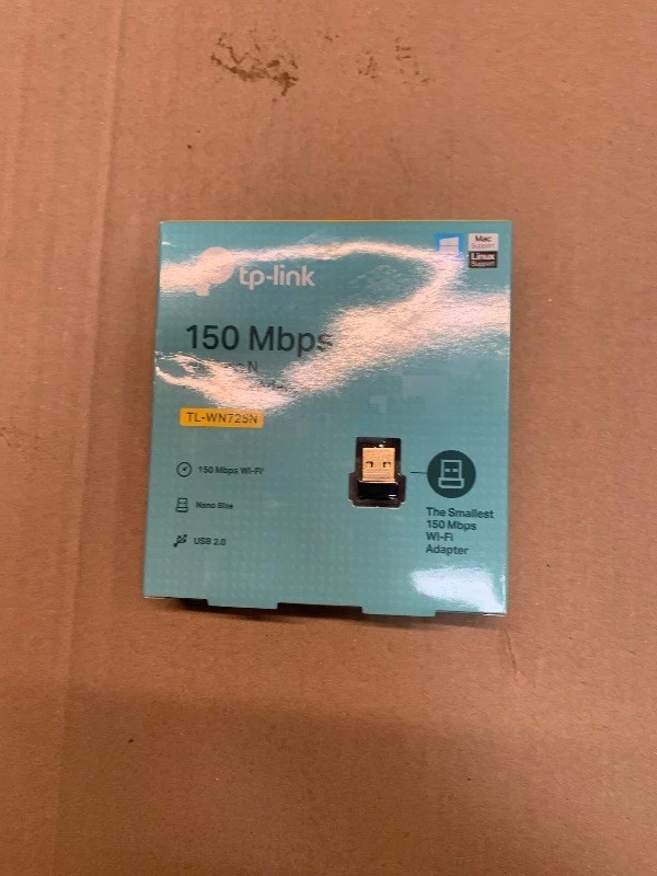 TP-Link TL-WN725N N150 150Mbps Wireless Nano USB 2.0 WiFi Network Adapter Dongle - Image 2 of 2