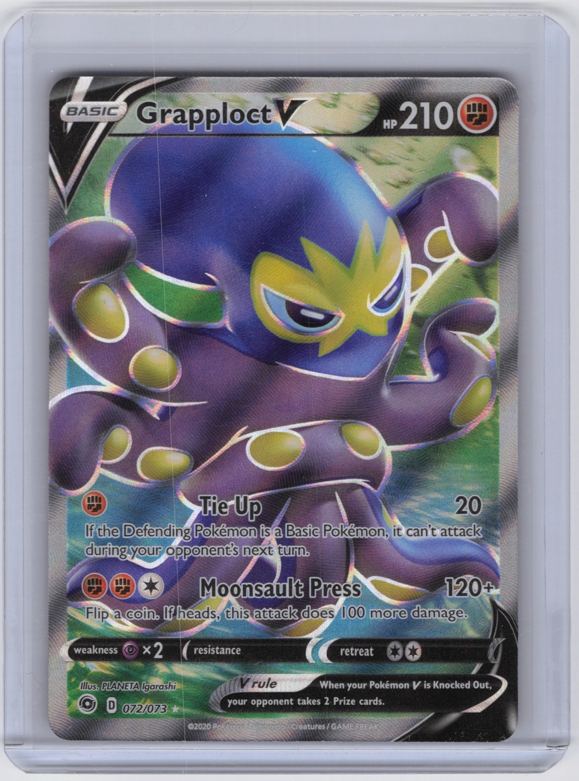 Grapploct V (Full Art) Ultra Rare Champion's Path 72/73 NM