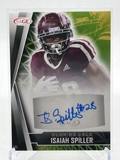 2022 Sage Low Series Autograph Black #A-IS Isaiah Spiller MINT Auto
