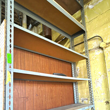 Boltless Metal Warehouse Shelving Unit Steel Frame Particle Board Shelves