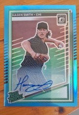 2025 Panini Donruss - Optic Rated Prospects Hagen Smith Carolina Blue Prizm 2/35