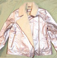 Crewcuts  j. Crew kidsdivision Girls pink fleece lined side zip jacket