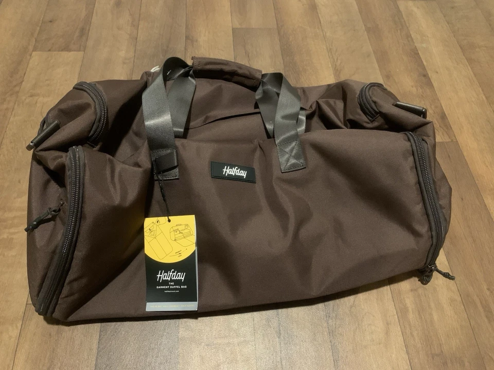 $128 Halfday путешествий коричневый вещевой двойной одежды и спортивная сумка с ремнем - новый - Изображение 2 из 4