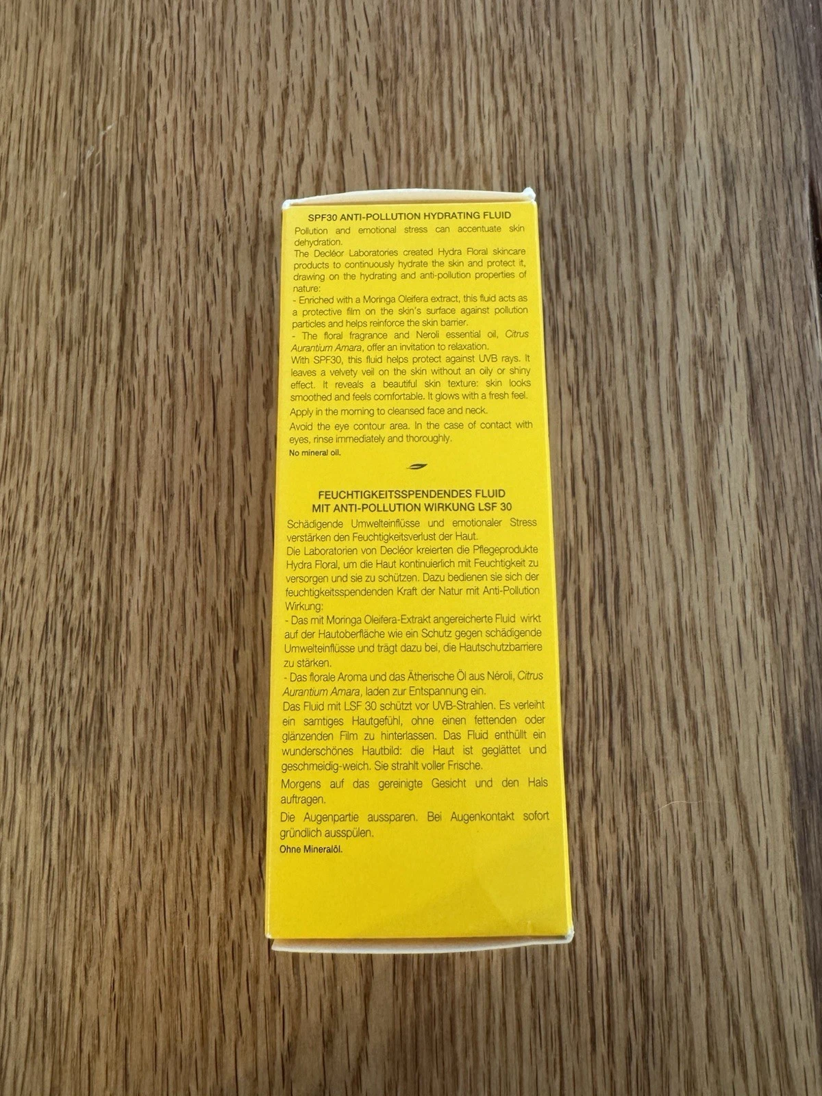 Decleor Hydra Floral SPF30 Anti Pollution Hydrating Fluid 50ml Neroli Oil New 4