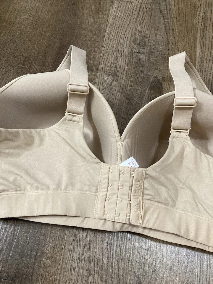 Cacique Women's Lightly Lined No Wire Beige Size 40DD - Image 3 of 4