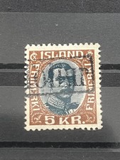 Island Tollur 5 Kr Facit 144 (30SEK)