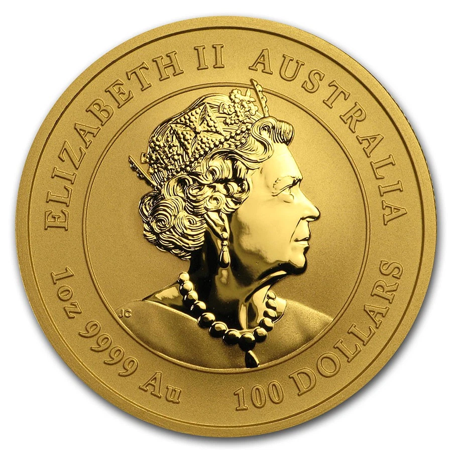 2020 Australia 1 oz Gold Lunar Mouse BU (Series III) - Image 2 of 3