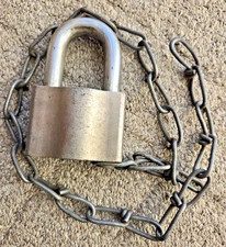 Vintage Sargent & Greenleaf High Security Environmental Padlock - No Key