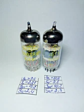 2 PCS Tungsram ECC82 / 12AU7 / AUDIO TUBES