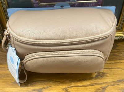 Cloud Island Baby Diaper Sling Bag Beige Solid Adjustable Strap Zipper