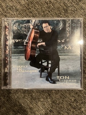 Yo-Yo MA Simply Baroque Ton Koopman CD 1999 Sony Music Near Mint Condition Rare