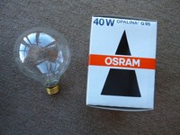 Osram Globelampe E27, D95 Mm, 40W, Klar, G95