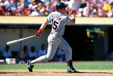 Tim Salmon California Angles bats v the Oakland Athletics at an ML- Old Photo 23