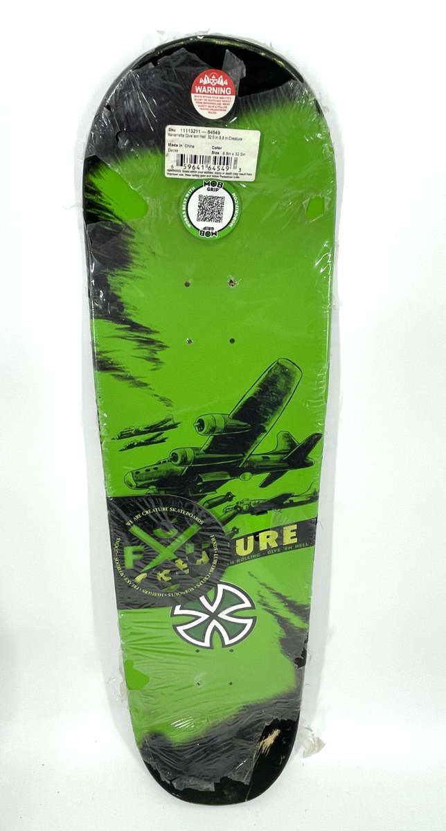 David Gravette Creature Skateboard Deck Give em Hell Navarreette