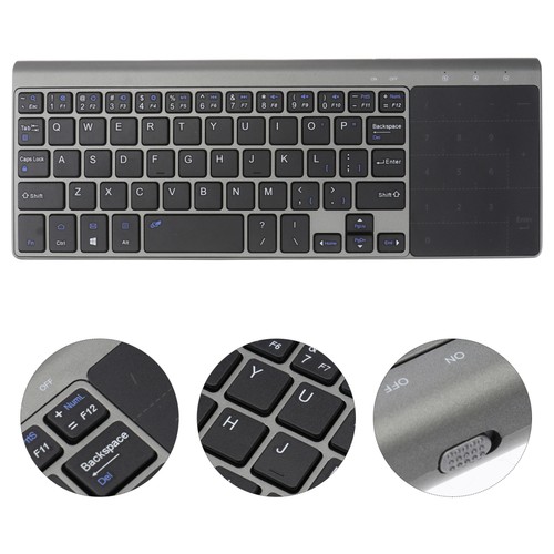 Klawiatura bezprzewodowa -Touchpad Praca Cicha klawiatura komputerowa Klawiatura laptopa - Zdjęcie 12 z 12