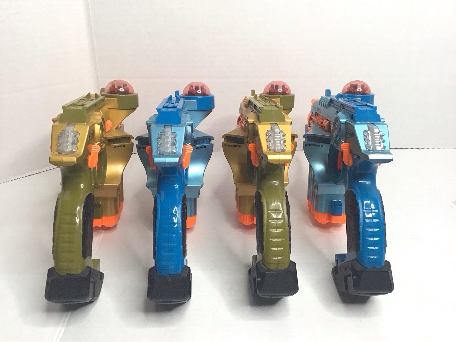 Nerf Tiger Laser Tag Phoenix LTX Blaster Guns Lot Of 4