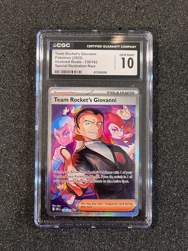 Team Rocket's Giovanni graded CGC 10 for sale on eBay
