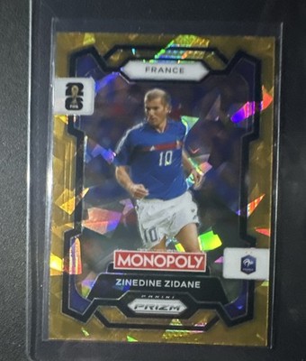 2026 Panini Prizm Gold Cracked Ice Zinedine Zidane France World