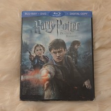 Warner Bros Harry Potter Deathly Hallows Part 2 Blu-ray DVD Digital Copy Widesc…