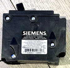 Siemens 125A Circuit Breaker 2 Pole 120/240V 60Hz Q2125