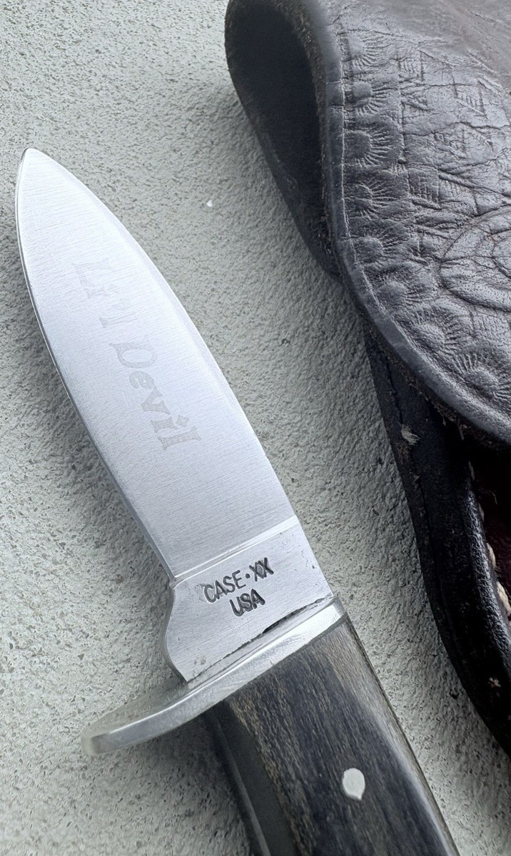 Vintage 1965-80 CASE XX USA P51 SSP LIL DEVIL FIXED BLADE HUNTING