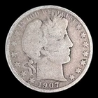 1907-O Barber Silver Half Dollar
