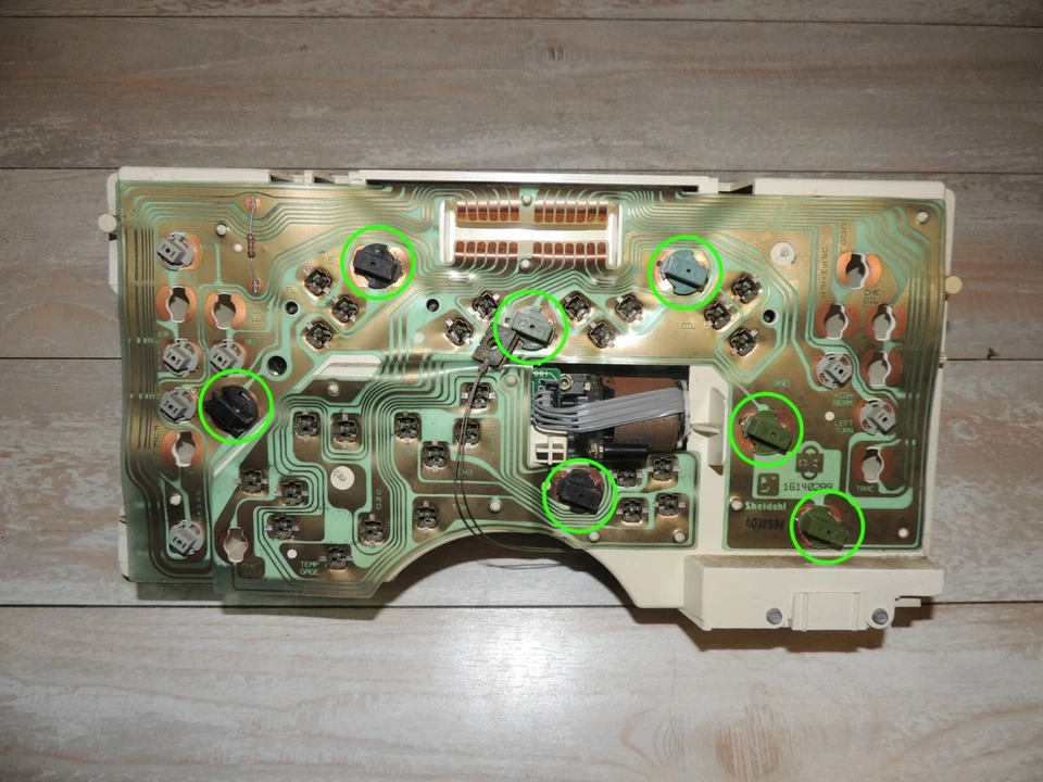 Cuadro de manómetros LED bombillas azul hielo para camioneta Chevy GMC 92 94 C/K Foto 2 de 2