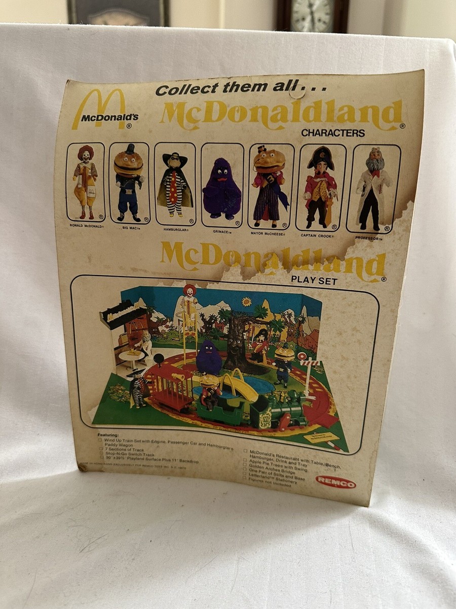 VINTAGE MCDONALDLAND RONALD MCDONALD ACTION FIGURE REMCO 1976~ NIB