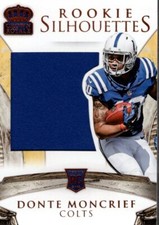 2014 Crown Royale Rookie Silhouettes #225 Donte Moncrief Jersey /199 - NM-MT