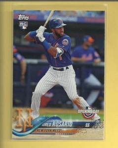 Amed-Rosario-RC-2018-Topps-Opening-Day-Rookie-Card-70-New-York-Mets-Baseball