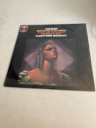 SCHUBERT DEATH AND THE MAIDEN ROSAMUNDE ALAN BERG QUARTETT LP RECORD 1985 VG+/NM