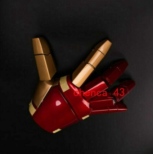 Iron Man MK42 Gauntlet Armor Blaster Arm 1:1 Wearable LED Palm Gloves Cos Props - Picture 17 of 22