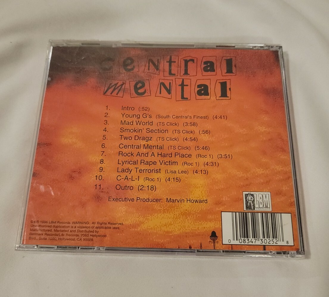 Terrorist Society central mental レコード Central Mental by Terrorist Society (CD, Jan-2006, Bellmark