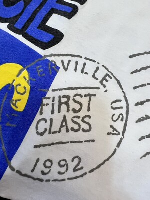 Vtg 90s Gus Macker Basketball Muncie Indiana 1992 Single