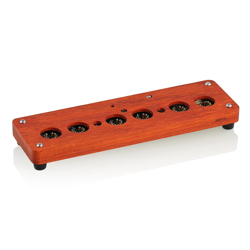 Retro IN-8/14 Nixie Alarm Clock Wooden Digital USB Clock IR Remote DIY NO TUBES - Image 4 of 4