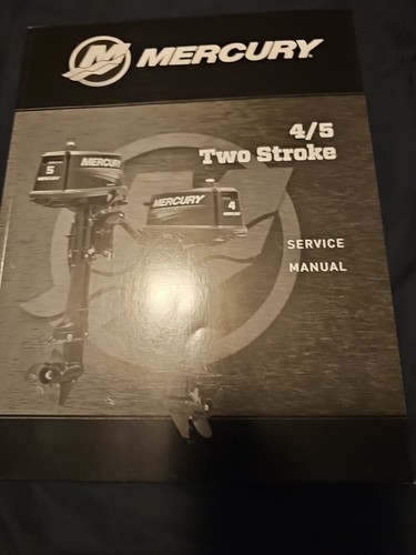 Mercury 2019 4/5 Hp Two Stroke Service. Manual New - 第 1/6 張圖片