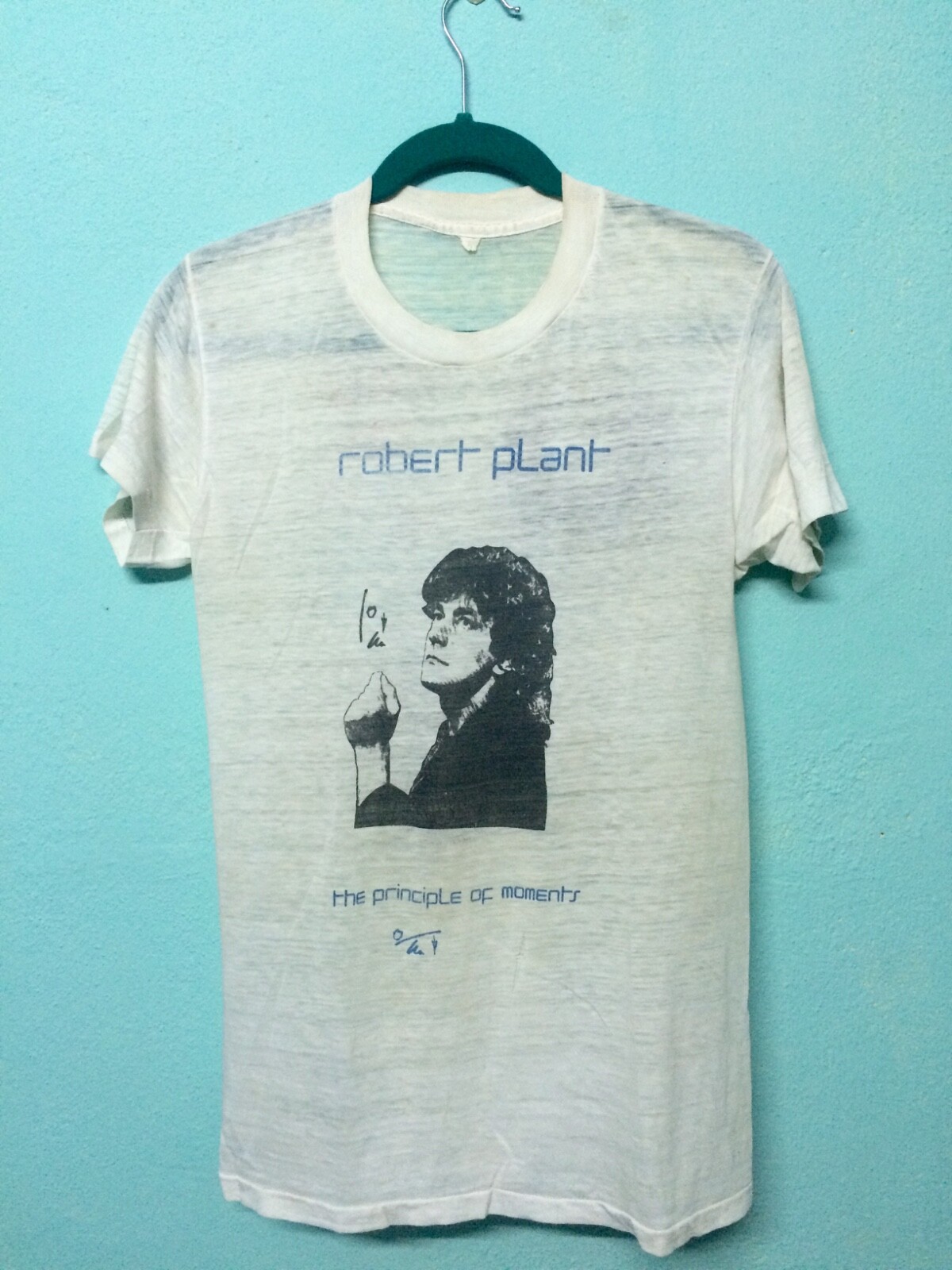 Rare!! Vtg Robert Plant The Principle Of Moments' Sold Out Us Tour 1983'
