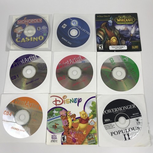 PC Games Children Kids Puzzle Font Arcade Printing Sim Windows 95 98 Vintage LOT - Picture 6 of 9