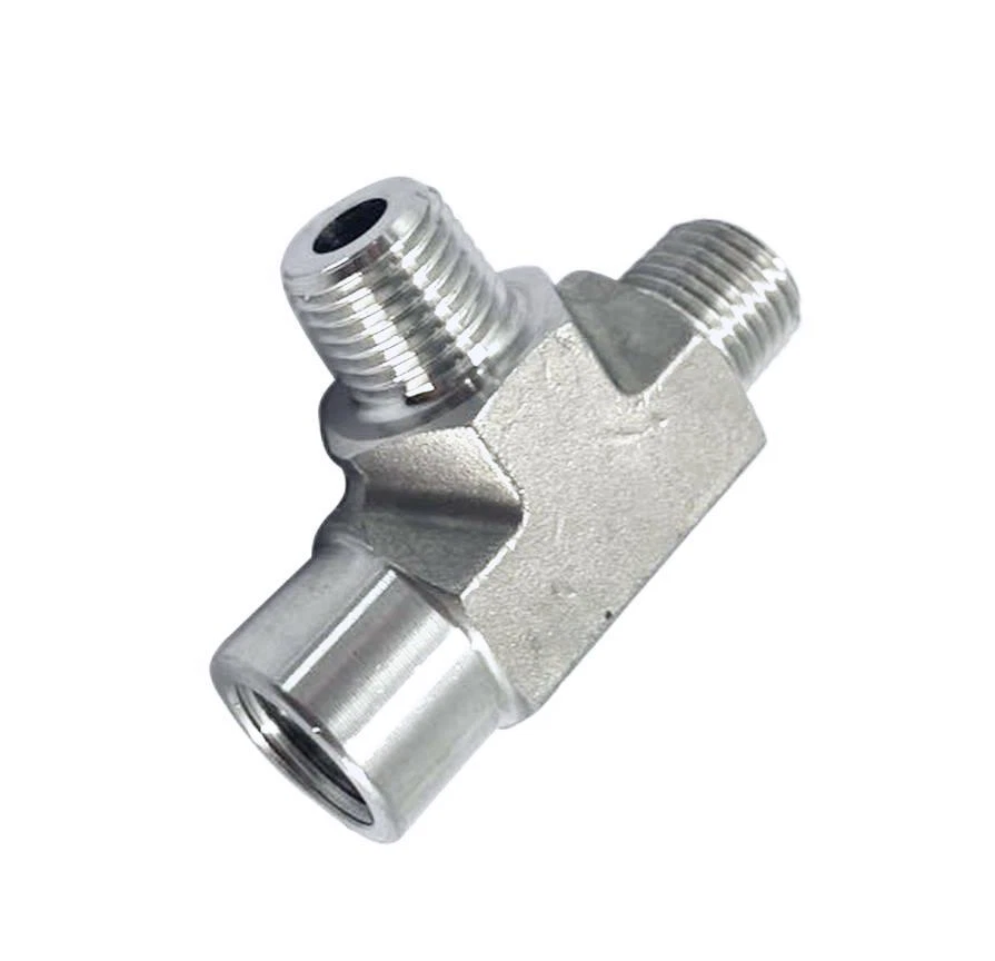 1/2"MNPT x 1/2"MNPT x 1/2" FNPT Stainless Steel 304 Pipe Tee - Image 2 of 2