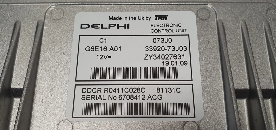 Delphi Suzuki Ddcr 81131C R0411C0411C028 Electronic Control Unit Inc Vat CR LD - Image 3 of 4