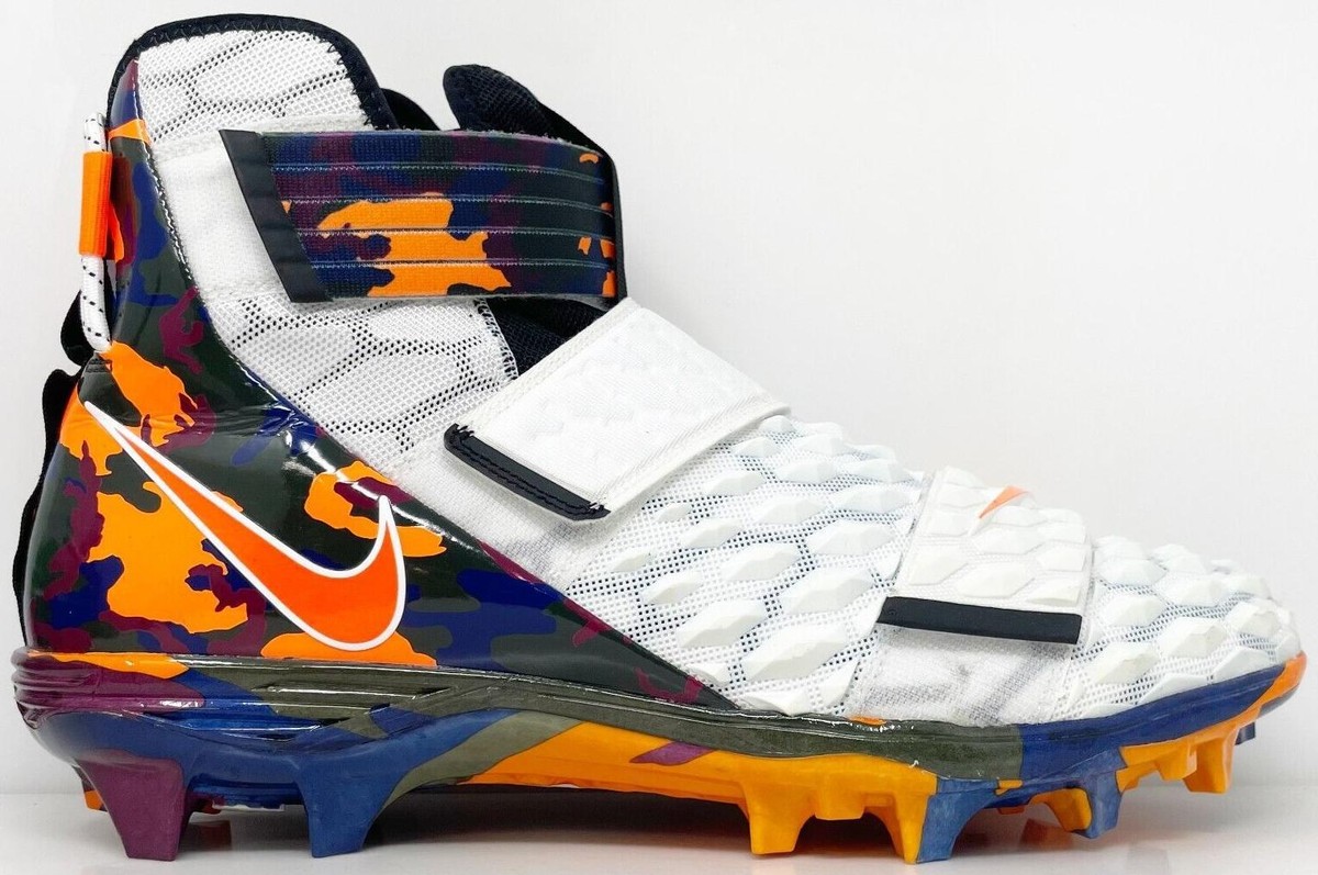 Nike FORCE SAVAGE アメフトスパイク　カーキ　ハイカット28.5 Nike Force Savage Elite 2 Orange Camo for Sale