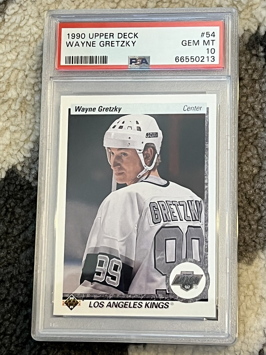 PSA 10 GEM MINT HOCKEY CARD 1990 UPPER DECK HOF WAYNE GRETZKY LOS