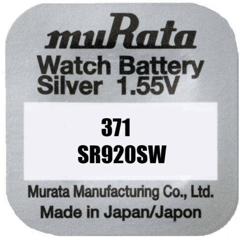 Murata ex Sony Uhrenbatterien 301 - 399 1,55V - Silberoxid Knopfzellen Sortiment - Bild 31 von 36