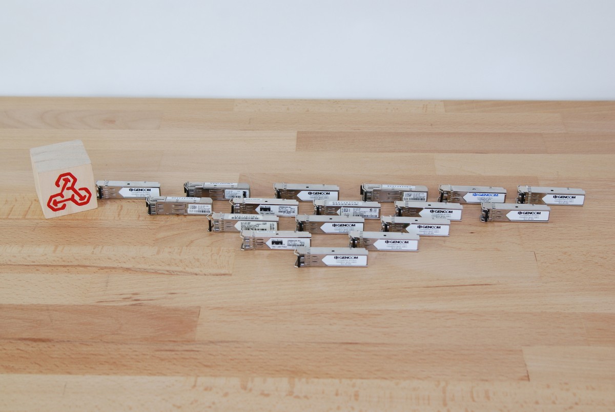 Cisco OEM and GENCOM GLC-SX-MM Transceivers - LOT of 17